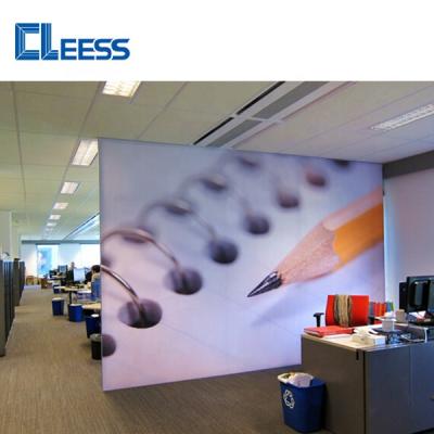 China Office Quickly Installed Eco - Friendly Aluminum Frame Tension Fabric Partition Wall Design For Commercial Organizations for sale