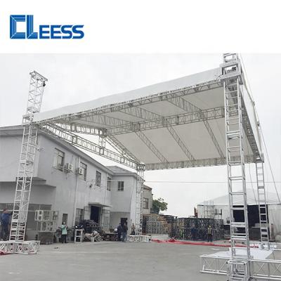 China Lightweight box pin concert stage roof truss for sale