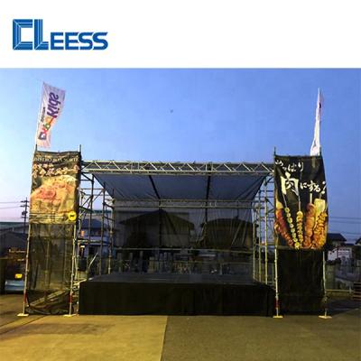 China Affordable Factory Price Outdoor Concert Height Adjustable Aluminum Portable Truss Stage for sale