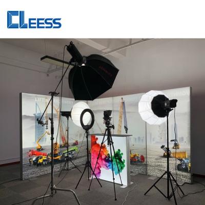 China 2020 Online Aluminum Live Streaming Studio Backdrop Trade Show Booth Easy Setup Live Broadcast Booth for sale