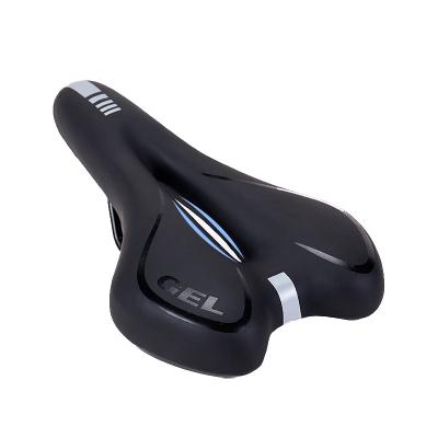 China Single Seat GEL Soft Cushion MTB Bicycle Shock Absorption Road Mountain Bike Seat Riding Saddle Bicycle Parts Accessories for sale