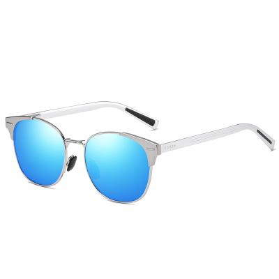 China Fashion Alloy+Aluminum Magnesium Frame TAC Lens Sunglasses Polarized Shades UV400 Anti-glare Sunglasses A1582 for sale