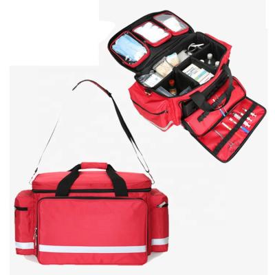 China Outdoor First Aid Kit Large Capacity Waterproof First Aid Nylon Outdoor Nylon Bag For Car Camping Hiking for sale