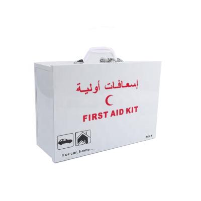 China Wall Mounted First Aid Kit Box Metal First Aid Kit Box Custom Logo Portable First Aid Kit Medical First Aid Kit for sale