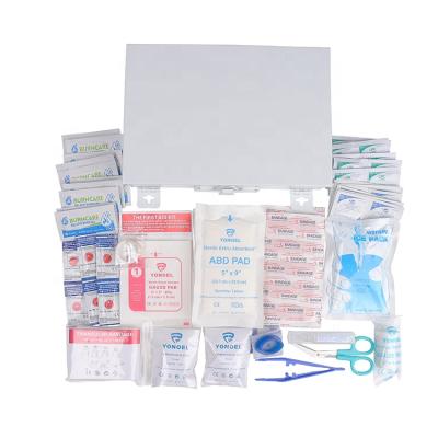 China First Aid Kit Box Metal First Aid Kit Box Wall Mounted First Aid Kit Box Medical First Aid for Multiple People for sale