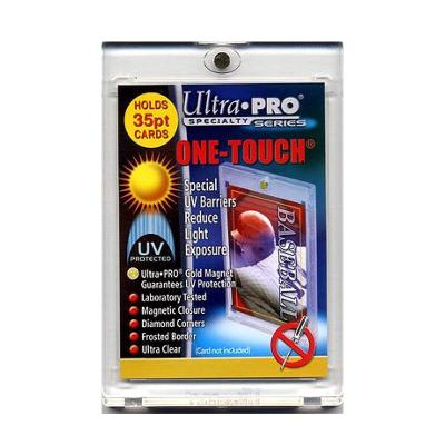 China Fashion Baseball Football Sports 3x4 Trading Game Display Card Holder Ultra Pro Acrylic Magnetic 35pt Card Holder for sale