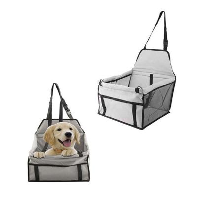 China Best Selling Foldable Breathable Pet Carrier Dog Car Seat Bag Outdoor Thick Double Car Travel For Dogs for sale