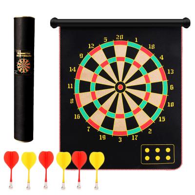 China Sports Dart Games Customized Portable Kids Dart Score Boards Club Mat Magnetic Dartboard Set Darts Home Indoor Board for sale