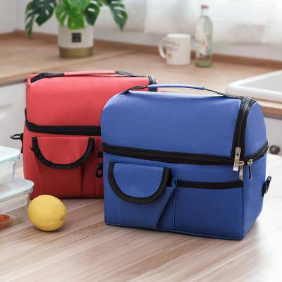 China Outdoor Food Cooler Lunch Bag Waterproof Insulated Thermal Food Bag For Work Picnic Bag For School Student for sale