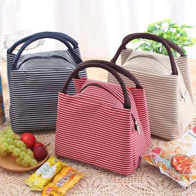 China Large Capacity Portable Waterproof Lunch Bag Lunch Bag Thick Insulated Zipper Picnic Handbag Women Men Kids Kid Lonchera Bag for sale