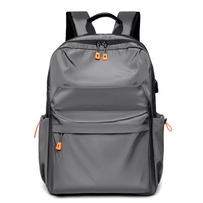 China With Logo 2021 New Oxford USB Schoolbag Male Outdoor Travel USB Backpack Custom Canvas Backpack for sale