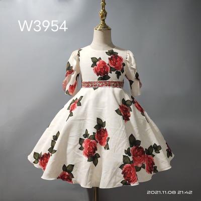 China Luxury Custom Made Anti-wrinkle Girls Party Princess Christmas Dresses Flower Sleeveless Pageant Dresses For Kids for sale