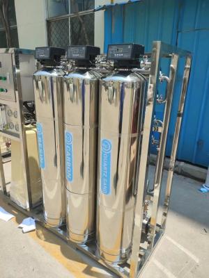 China 250L/H 1.7kW-380-415V 3xSS304 Tanks Brackish Water Reverse Osmosis Water Plant for sale