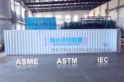 China 50TPD Containerized a planta de tratamento da água, sistema Containerized do tratamento de águas residuais à venda