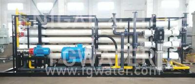 China Sistema de ósmosis reversa industrial del agua de mar 660000GPD en venta