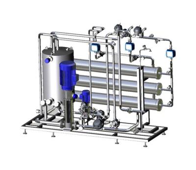 China Sistema de tratamiento de aguas purificado soporte de la resbalón, sistema de tratamiento de aguas del RO en venta