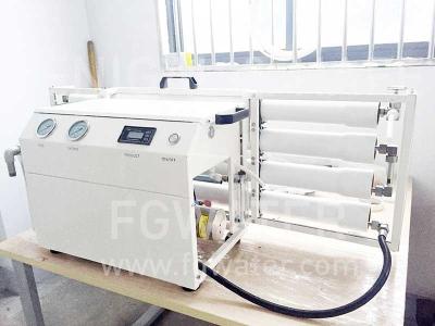 China 1100LPH 45000mg/L Sea Water Reverse Osmosis System for sale