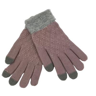 China Factory Wholesale Daily Life Women Knitting Touch Screen Driver Gloves Winter for sale