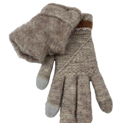 China Wholesale Daily Life Explosion Winter Patterns Cartoon Gloves Outdoor Sports Warm Women Knitted Mitten for sale