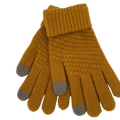 China Warm Full Finger Fashion Daily Life Men's Winter Gloves Genuine Five Finger Gloves for sale