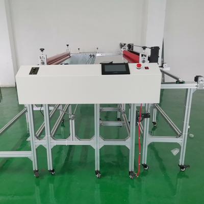 China Garment Shops Automatic Computer Roll To Slice Canvas Non EVA PVC PE Woven Fabric Slitter Plastic Sheet PVC Pipe Paper Slicing for sale