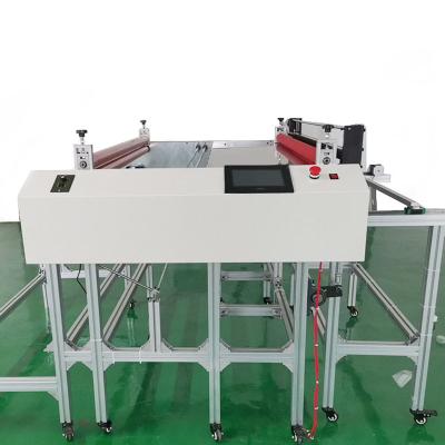 China Fast Speed ​​Plastic Non Woven Fabric Paper Cross Cutting Machine for sale