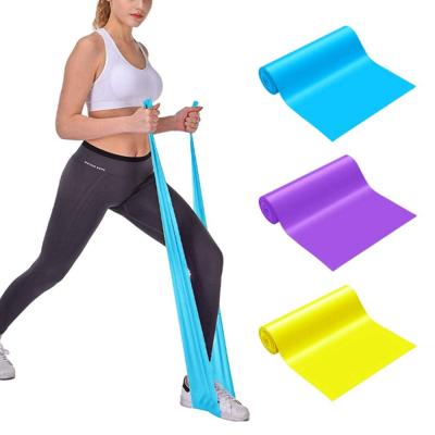 China Durable Strength Pilates Yoga Elastic Band Physiotherapy Rehabilitation Premium Quality Fitness Exercising Bands, Colorful Exercise Bands for sale