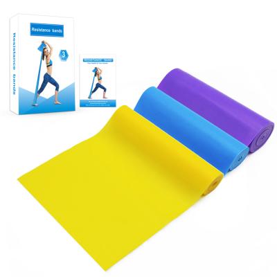 China 2020 Durable Elastic Band Custom Color Professional Exercise Bands, Natural Latex Elastic Bands Long Resistance. for sale