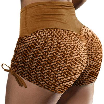 China Anti Workout TIK Tok Tummy Control Womens High Waisted Womens Cellulite Lift Shorts crack! crack! side breathable cord end for sale