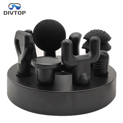 China Body 8 Holes ABS Material Massage Gun Charging Base, Charging Dock Display Stand For Massage Gun for sale