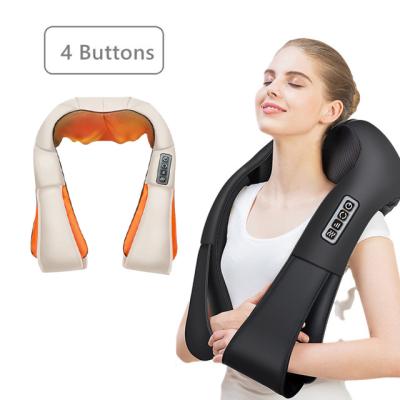 China Deep NECK Kneading 3 Speeds Pain Reliedf Warm Shoulder Foot Leg Full Body Muscle Pillow Massager, Neck Massager. for sale