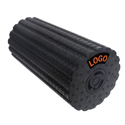 China Custom Gym Logo Fitness Pilates Yoga Foam Roller,Vibrating Muscle Recovery Myofascial Release Foam Roller for sale