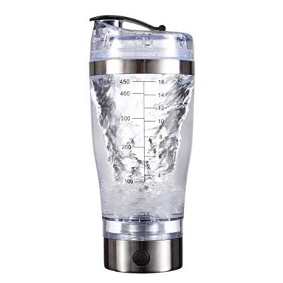 China 16oz Leak Proof Water Bottle Durable Plastic X Blade High Torque Battery Powered Portable Drinks Water Bottle Protein Blender Shaker Bottle for sale