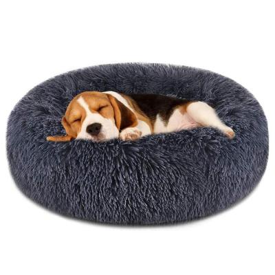 China Small Breathable Dog Beds Suppliers Ultra Soft Medium Large Calming Dog Bed, Indoor Machine Washable Luxury Pet Bed for sale