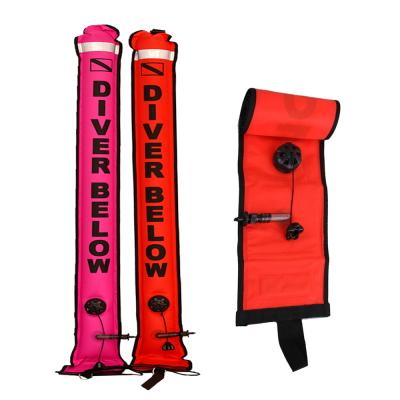 China Keep Safety Diver's Dive Gear Inflatable Surface Marker Beacon, Float Beacon SMB Diving Open Bottom For Safety Keep for sale