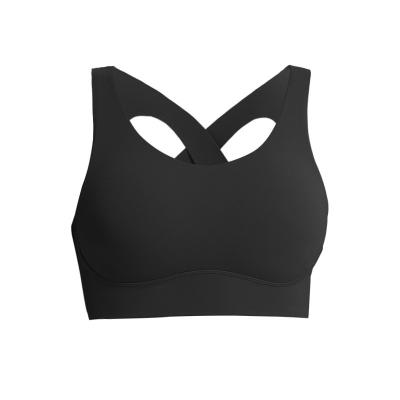 China Wholesale Breathable Quick Dry Popular Fitness Sports Gym Yoga Working Bra Tops Custom Logo Workout Womens Sports Bra Crop Top for sale