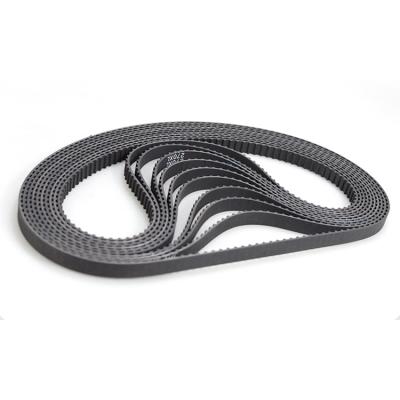 China Garment Shops Hot Sale Industrial Rubber Material Black Color Htd 5m Synchronous Timing Belt for sale