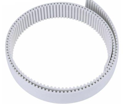 China Garment Shops HTD White 3M 5M 8M 14M PU Tooth Timing Belt for sale