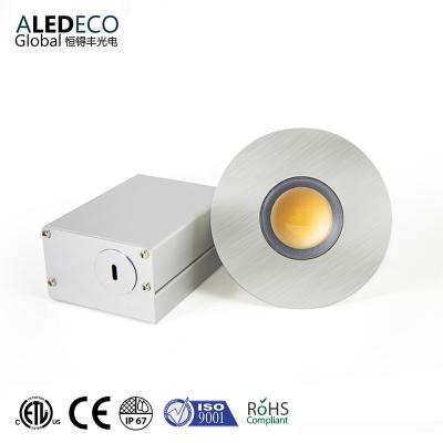 China Modern 7W Round Led Downlight COB High or Low Voltage Soffit Downlighting Gimbal LED Downlight for sale