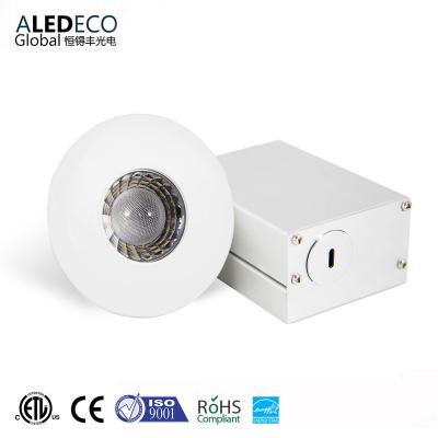 China Modern High Quality 7W 12V 120V Round LED Downlight Gimbal Led Spotlight Downlighting Low Soffit Clearance for sale