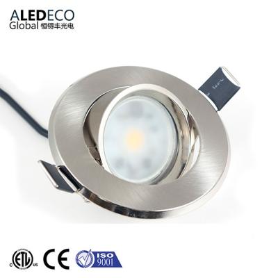 China Modern iindoor or outdoor 12V or 24V 4W COB LED Gimbal Light Downlight LED Display Swivel Light for sale