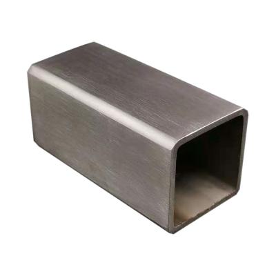 China Construction hot sale! Hairline Hollow Stainless Steel 304 Rectangular Pipe 8