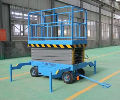 China 300 kg 12 m mobiele scharnierlift Platform hydraulisch lift steigerwerk met CE Te koop