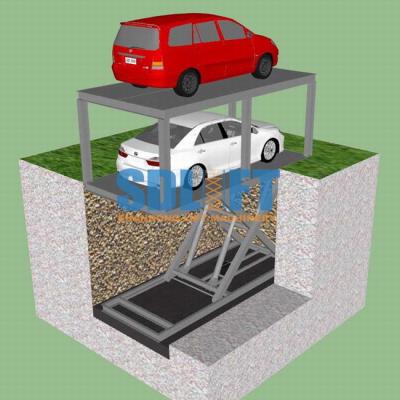 China Kleines Auto-Aufzug-hydraulisches Auto-Aufzug-Parksystem-Aufzug im Freien für Haus zu verkaufen