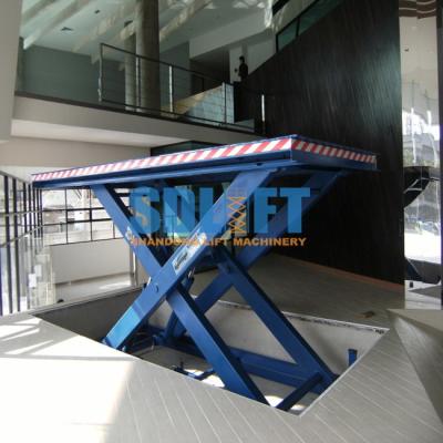 China 3500kg Hydraulic Scissor Car Lift , Auto Scissor Lift For Workshop Use for sale