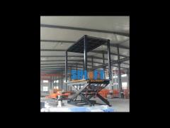 Hydraulic scissor car lift