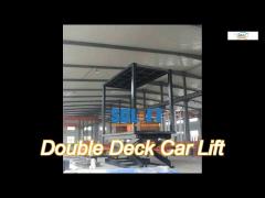 heavy duty double deck scissor car lift explosion proof lock valve