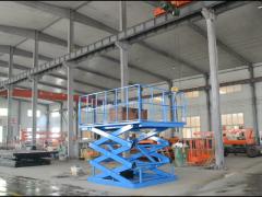 Customizable Stationary Hydraulic Scissor Lift for Heavy Duty and Customizable Cargo Handling