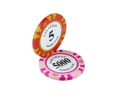 China Wholesale Custom Denomination Clay Metal Casino Poker Chip for sale