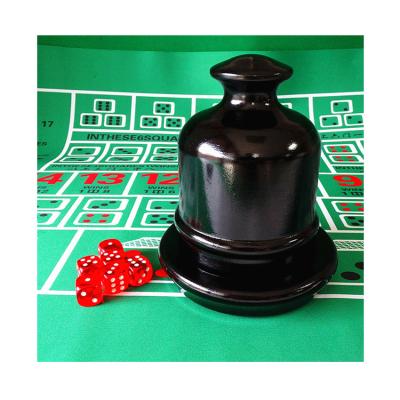 China Playing New Special High End Gambling Dice Cup With Tray Solid Wood Dice Manual Casino Gambling Cup Club Dice Games for sale